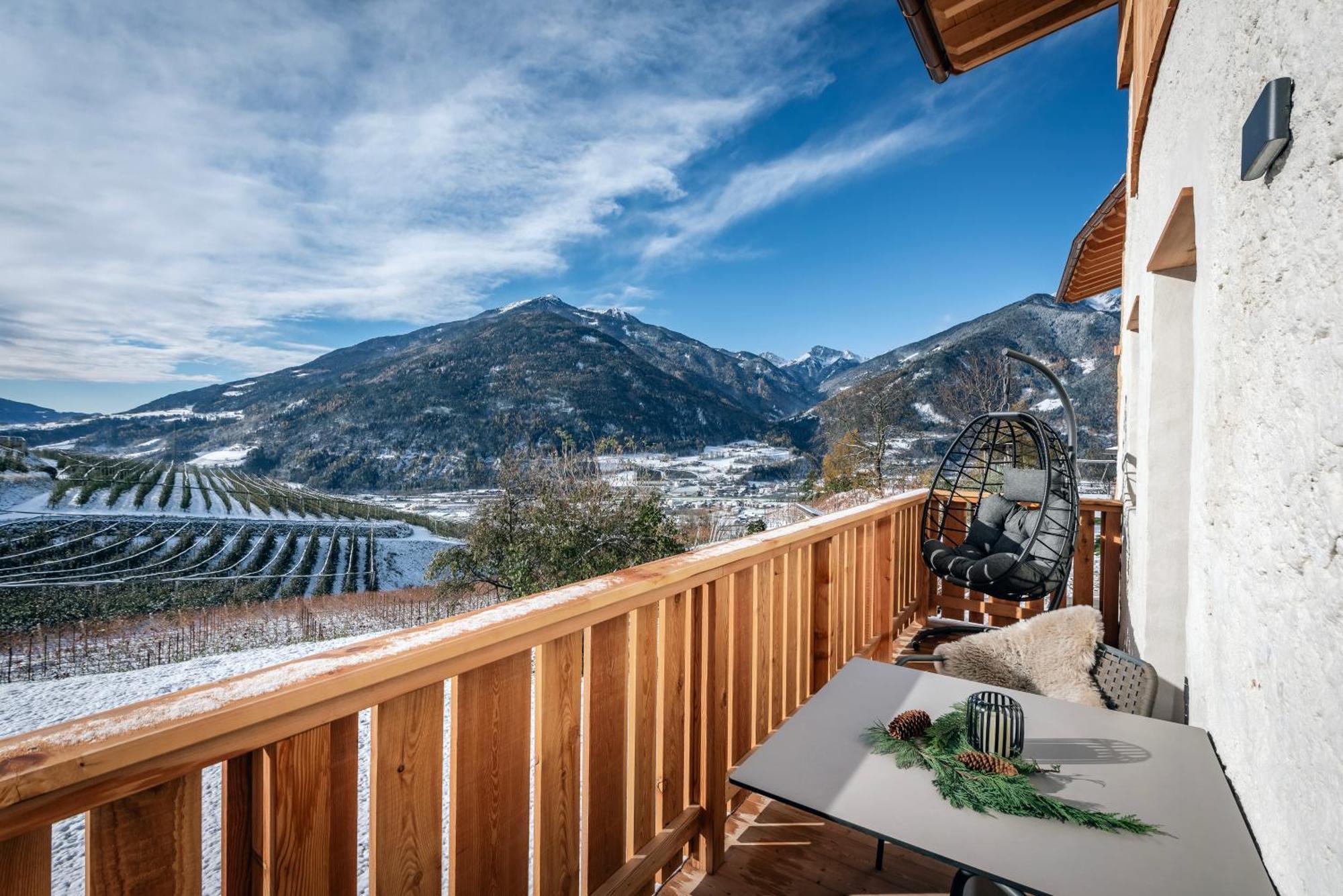 Trinnerhof- Hof Chalets Und Obsthof Mit Zimmer Natz-Schabs Buitenkant foto
